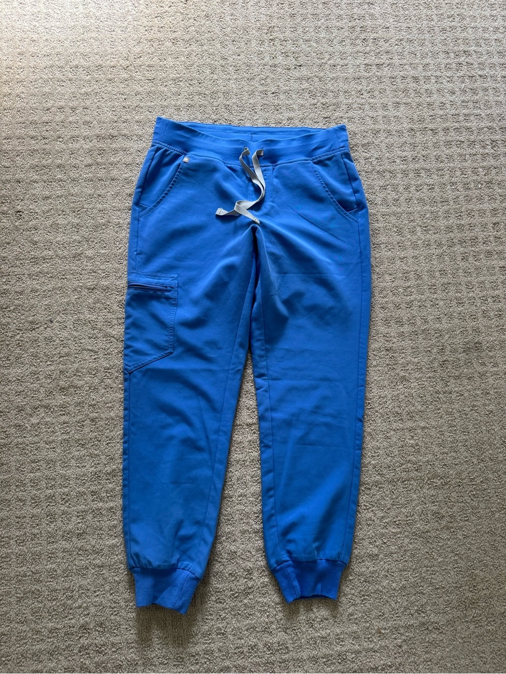 FIGS women’s blue medical hospital Scrubs Cargo Jogger Pants size Small
